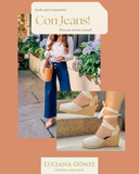 Alpargata Playa Cinta Crema